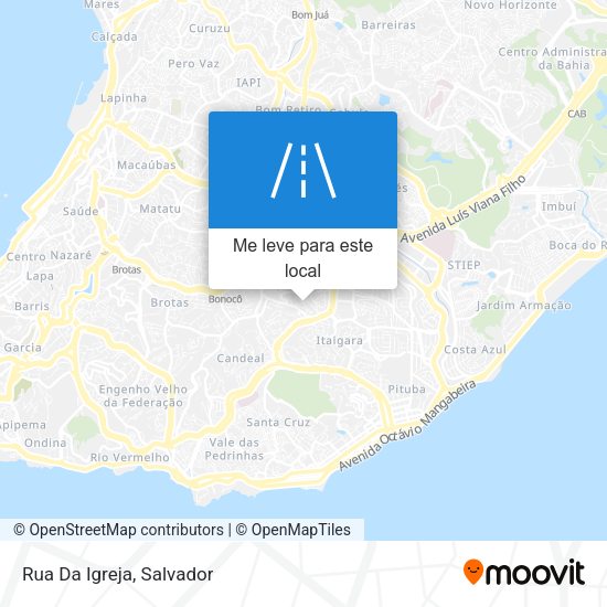 Rua Da Igreja mapa
