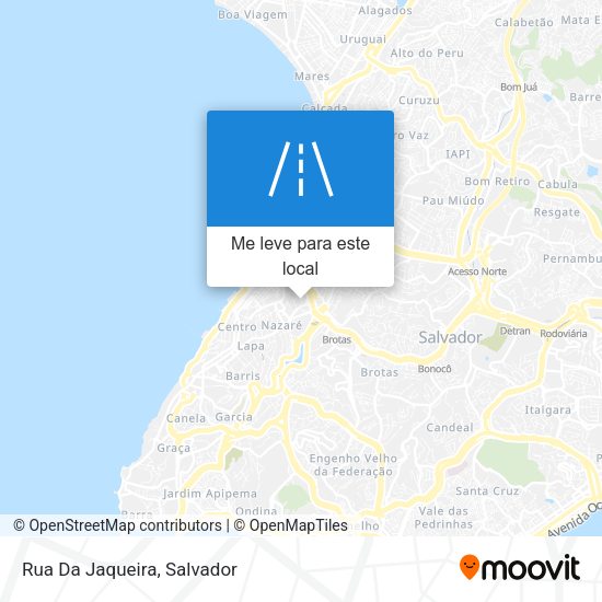 Rua Da Jaqueira mapa