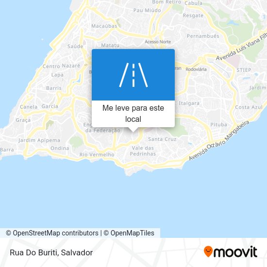 Rua Do Buriti mapa