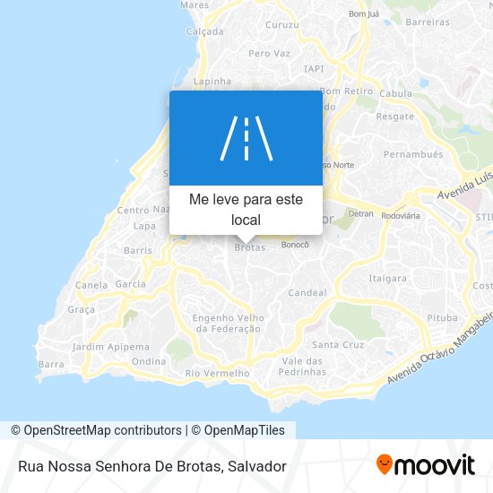 Rua Nossa Senhora De Brotas mapa