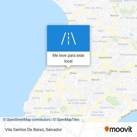 Vila Santos De Baixo mapa
