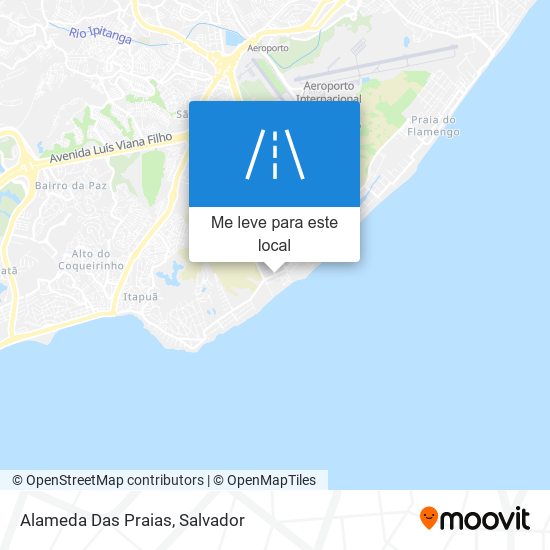 Alameda Das Praias mapa