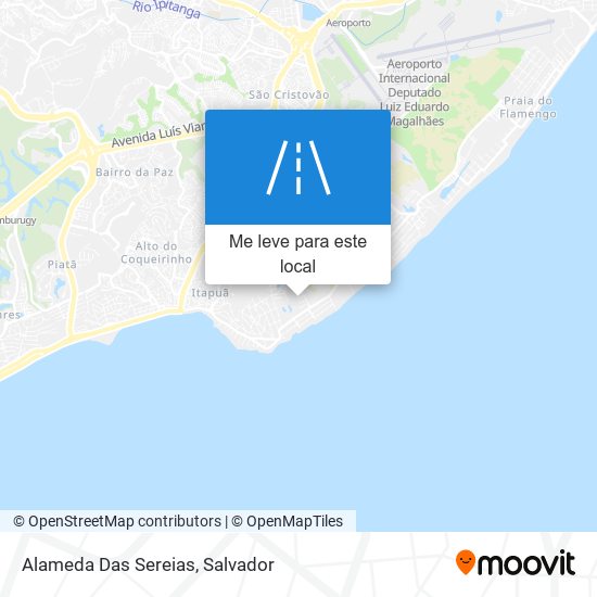 Alameda Das Sereias mapa