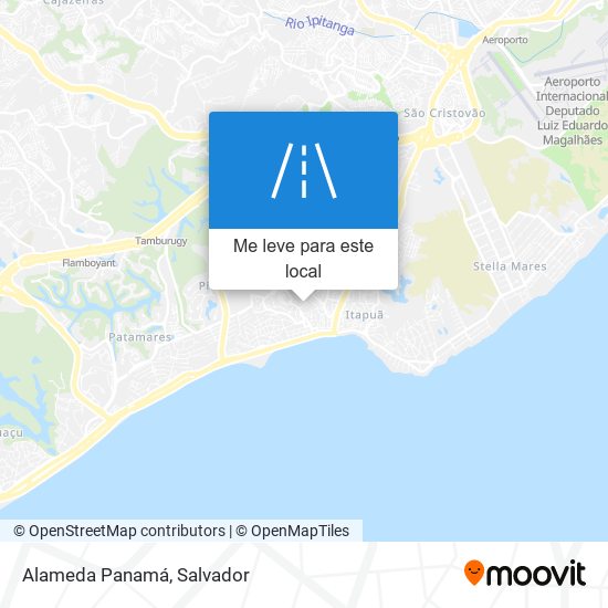 Alameda Panamá mapa