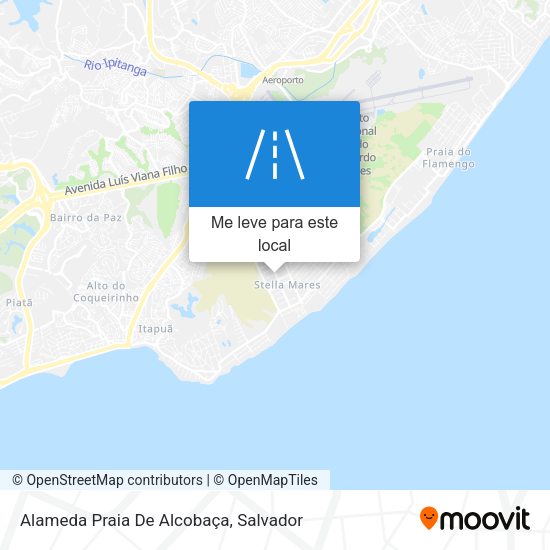 Alameda Praia De Alcobaça mapa