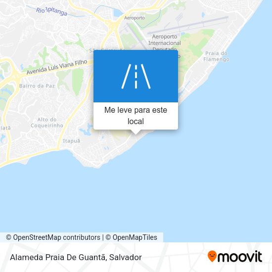 Alameda Praia De Guantã mapa