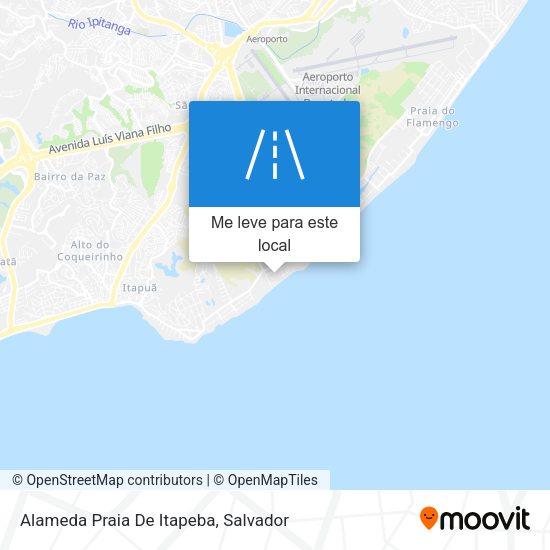 Alameda Praia De Itapeba mapa