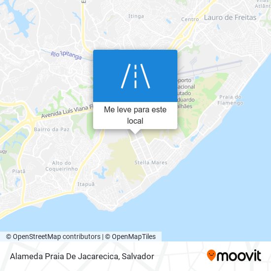 Alameda Praia De Jacarecica mapa