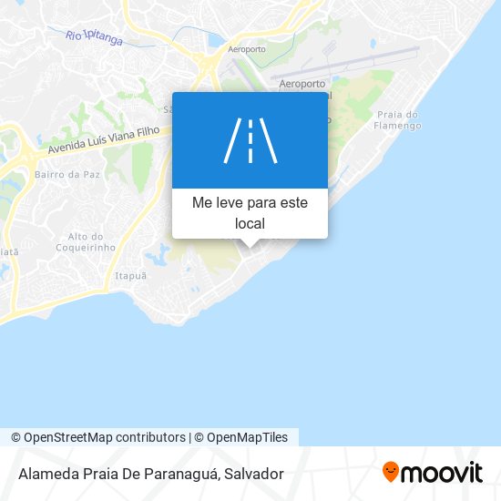 Alameda Praia De Paranaguá mapa