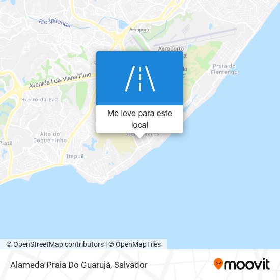 Alameda Praia Do Guarujá mapa