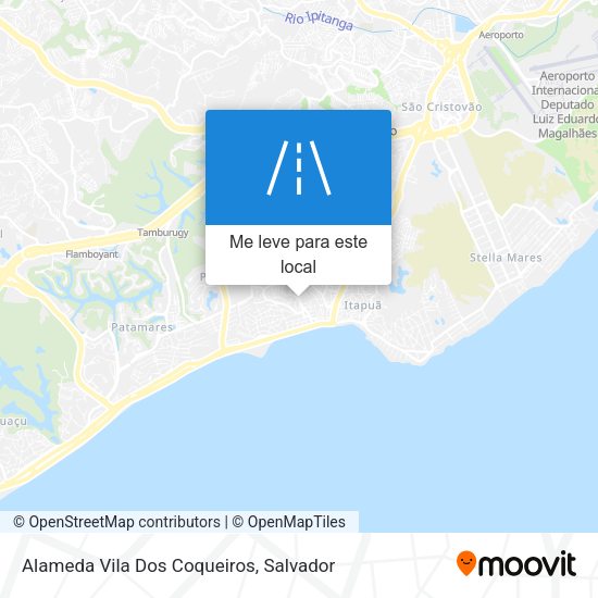 Alameda Vila Dos Coqueiros mapa