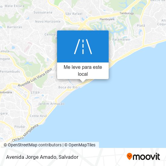 Avenida Jorge Amado mapa