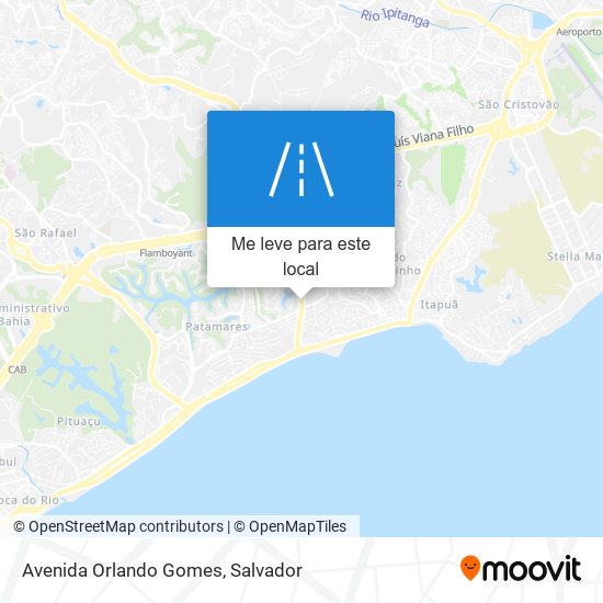 Avenida Orlando Gomes mapa