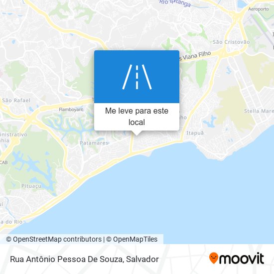 Rua Antônio Pessoa De Souza mapa