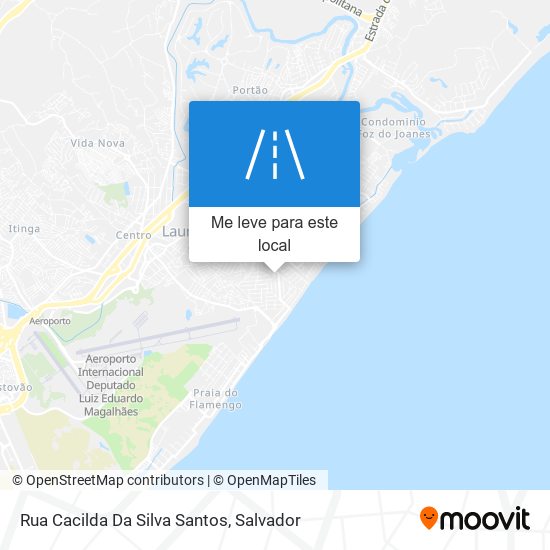 Rua Cacilda Da Silva Santos mapa