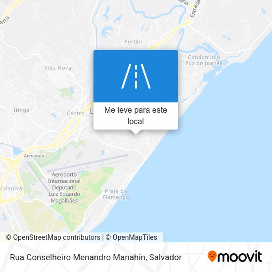 Rua Conselheiro Menandro Manahin mapa