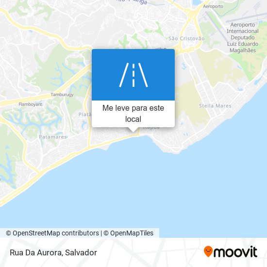 Rua Da Aurora mapa