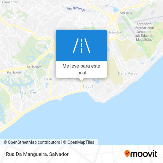 Rua Da Mangueira mapa