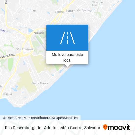 Rua Desembargador Adolfo Leitão Guerra mapa