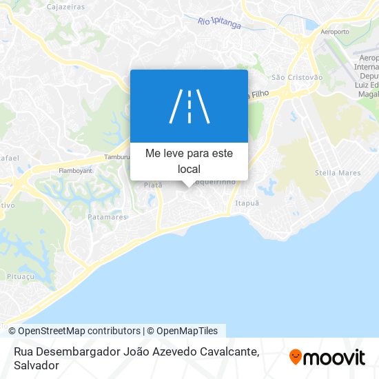 Rua Desembargador João Azevedo Cavalcante mapa