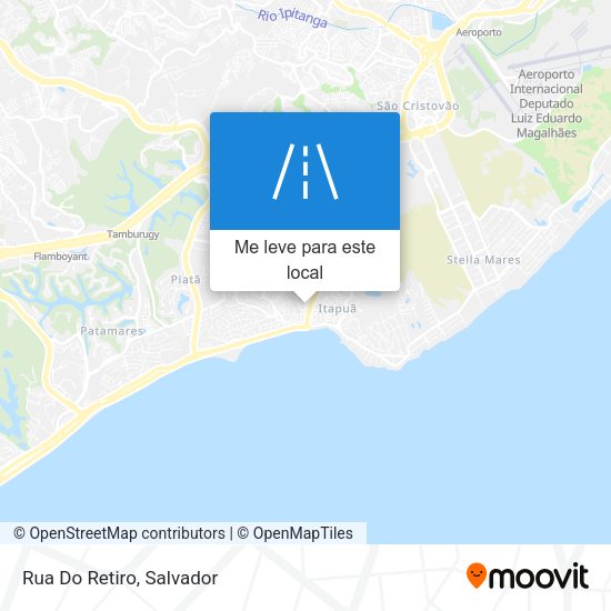 Rua Do Retiro mapa