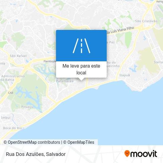 Rua Dos Azulões mapa