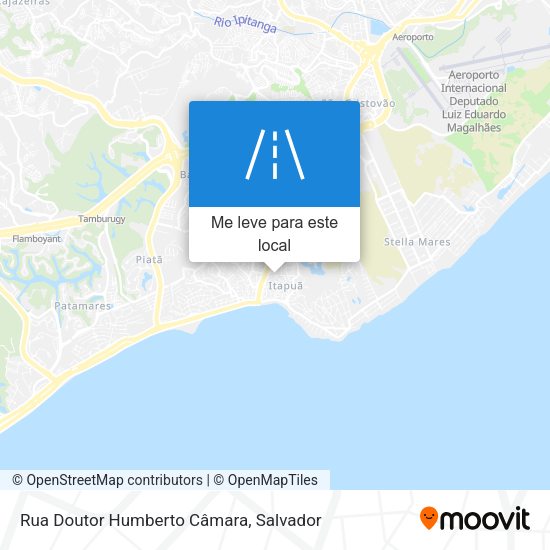 Rua Doutor Humberto Câmara mapa