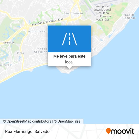 Rua Flamengo mapa