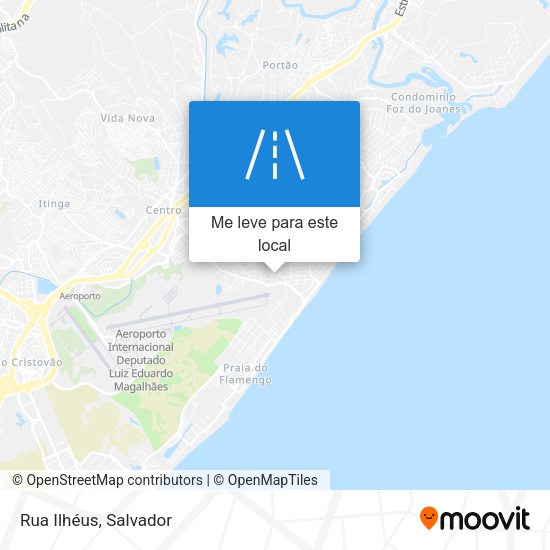 Rua Ilhéus mapa