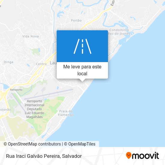 Rua Iraci Galvão Pereira mapa