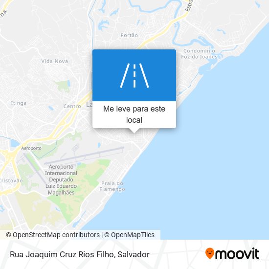 Rua Joaquim Cruz Rios Filho mapa