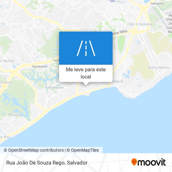 Rua João De Souza Rego mapa