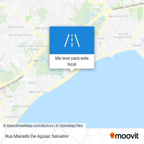 Rua Macedo De Aguiar mapa