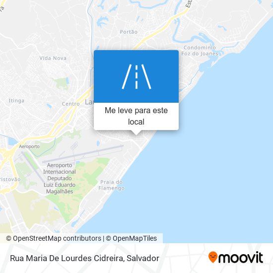 Rua Maria De Lourdes Cidreira mapa