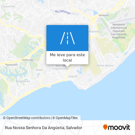 Rua Nossa Senhora Da Angústia mapa