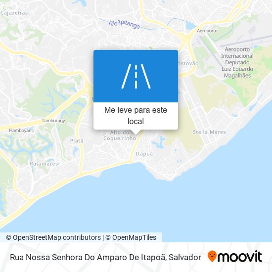 Rua Nossa Senhora Do Amparo De Itapoã mapa