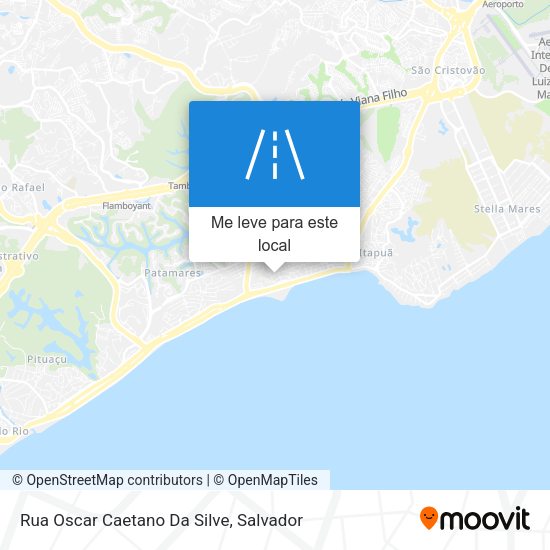 Rua Oscar Caetano Da Silve mapa