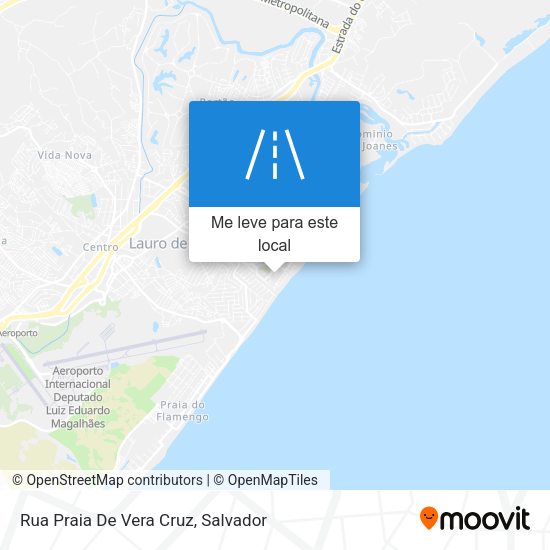 Rua Praia De Vera Cruz mapa
