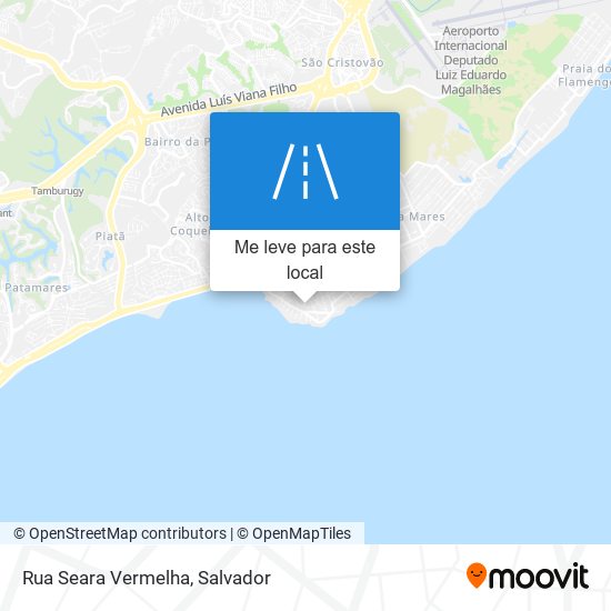 Rua Seara Vermelha mapa