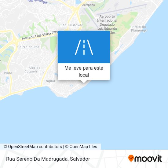 Rua Sereno Da Madrugada mapa