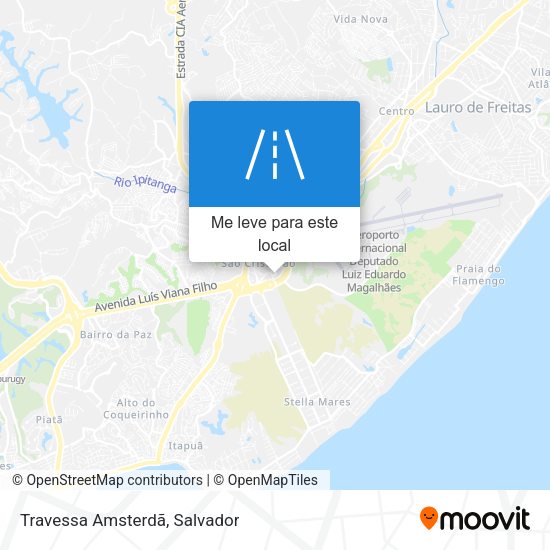 Travessa Amsterdã mapa