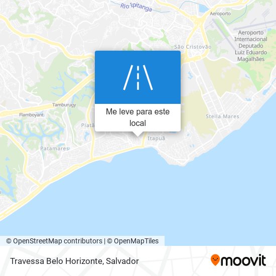 Travessa Belo Horizonte mapa