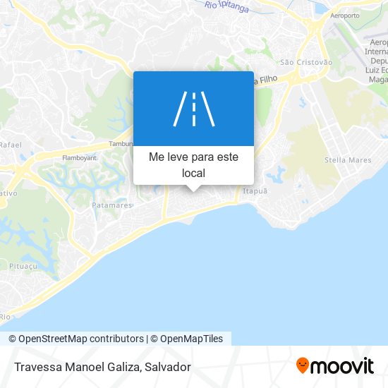 Travessa Manoel Galiza mapa