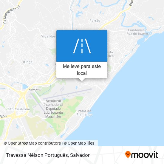 Travessa Nélson Português mapa