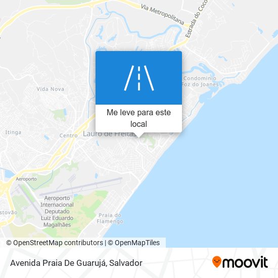 Avenida Praia De Guarujá mapa