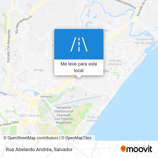Rua Abelardo Andréa mapa