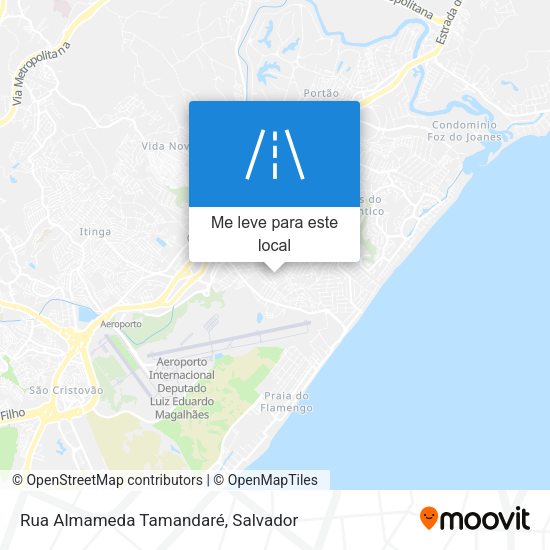 Rua Almameda Tamandaré mapa