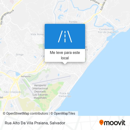 Rua Alto Da Vila Praiana mapa