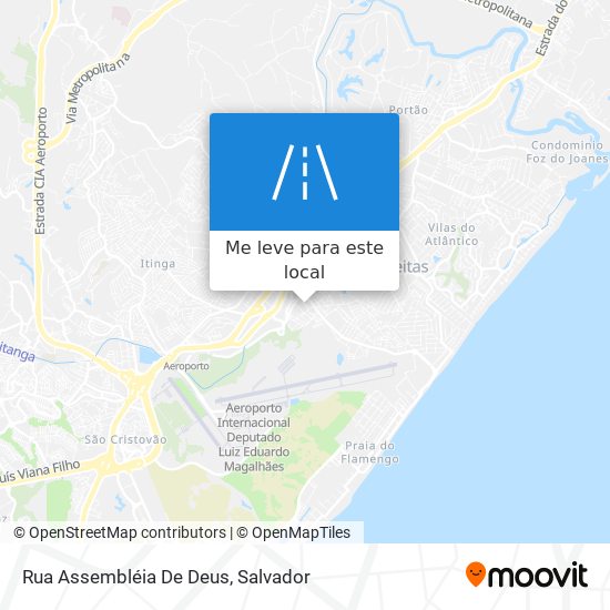 Rua Assembléia De Deus mapa