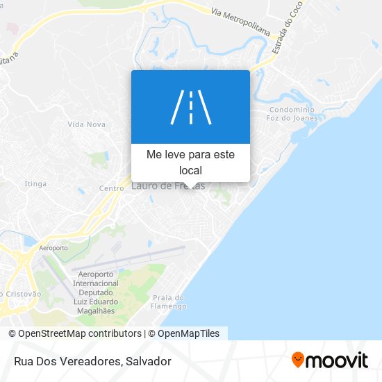 Rua Dos Vereadores mapa